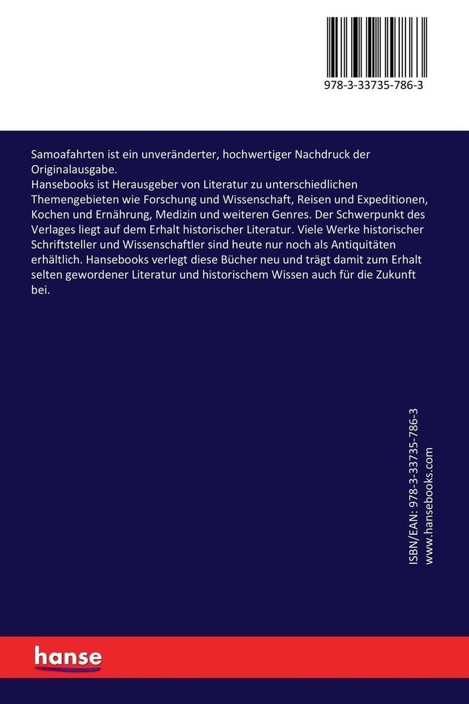 Weitere Ansicht: Samoafahrten | Otto Finsch