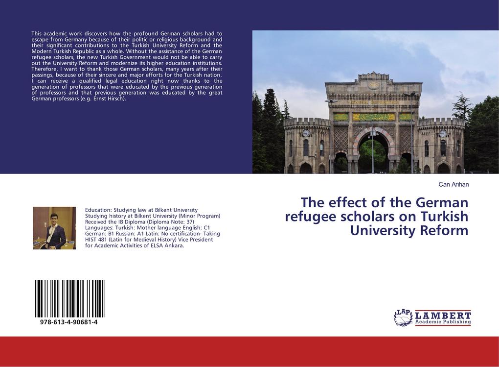 Produktbild: The effect of the German refugee scholars on Turkish University Reform | Can Arihan, Can Arhan