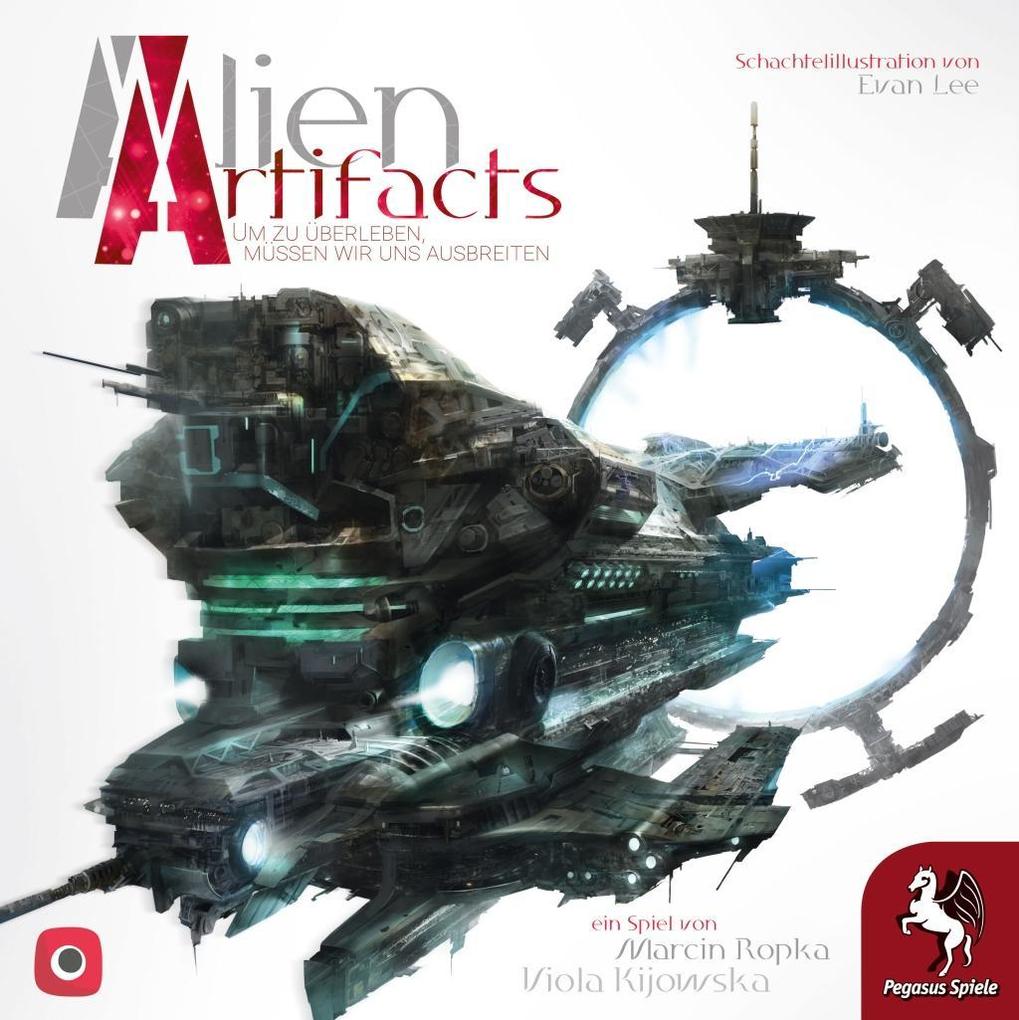 Produktbild: Pegasus Spiele - Alien Artifacts, Portal Games, deutsche Ausgabe | Marcin Ropka, Viola Kijowska