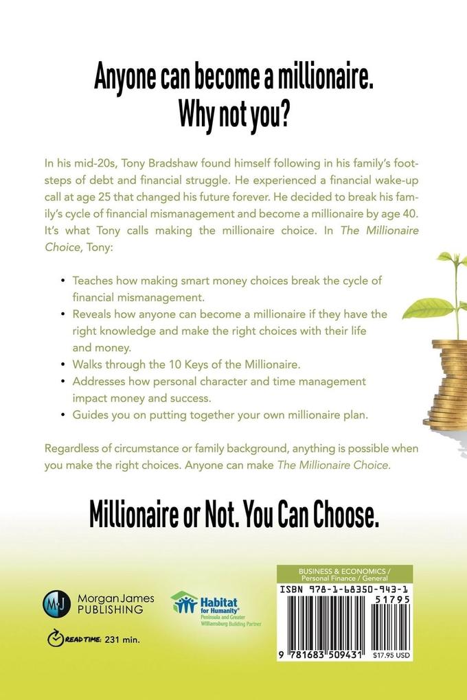 Weitere Ansicht: The Millionaire Choice | Tony Bradshaw