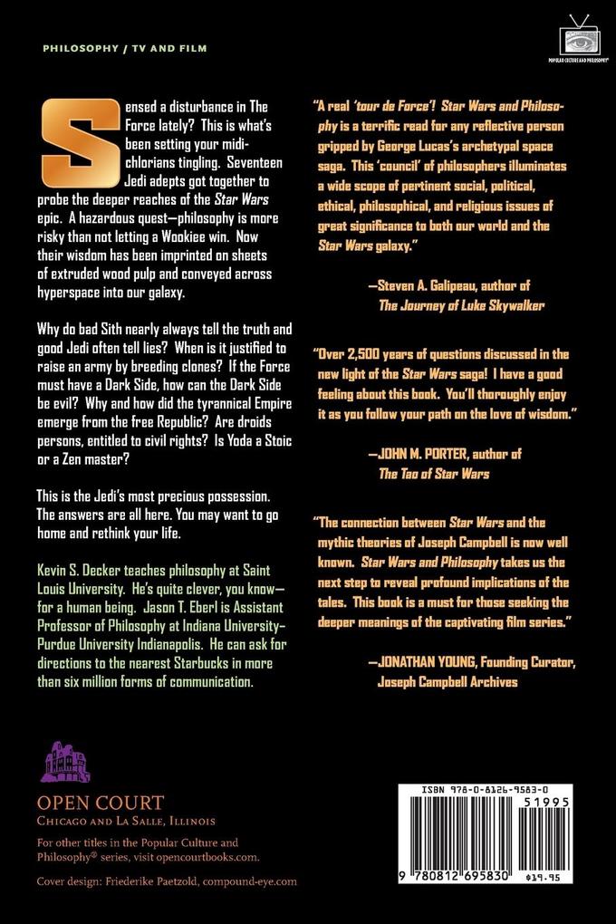 Weitere Ansicht: Star Wars and Philosophy