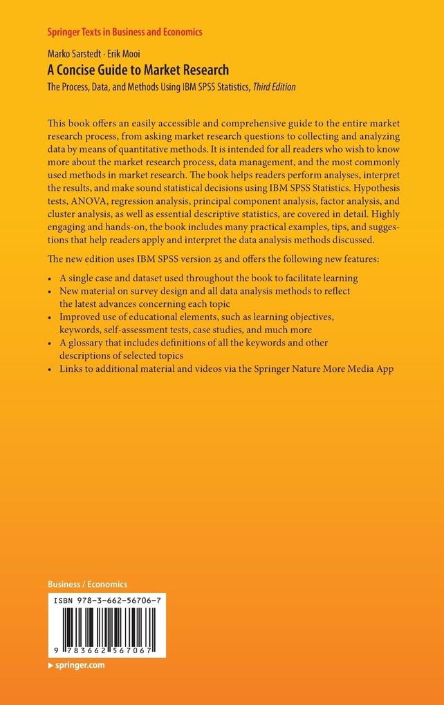 Weitere Ansicht: A Concise Guide to Market Research | Marko Sarstedt, Erik Mooi