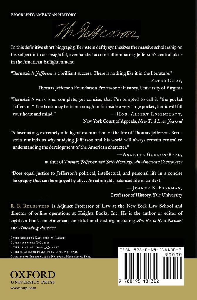 Weitere Ansicht: Thomas Jefferson | R B Bernstein