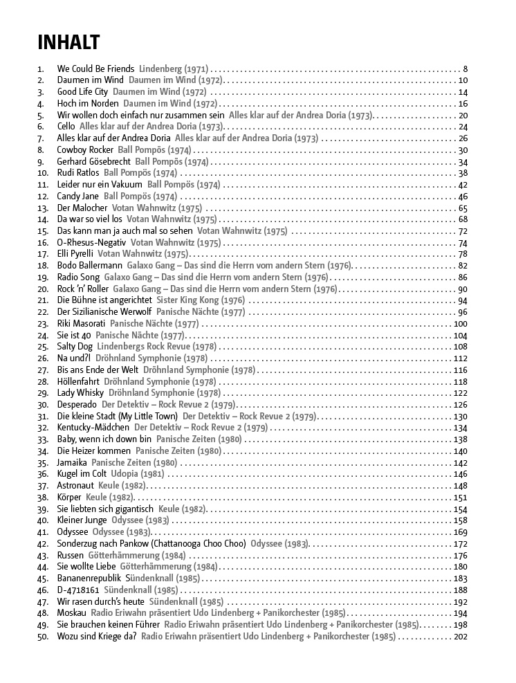 Weitere Ansicht: Perlensammlung | Udo Lindenberg