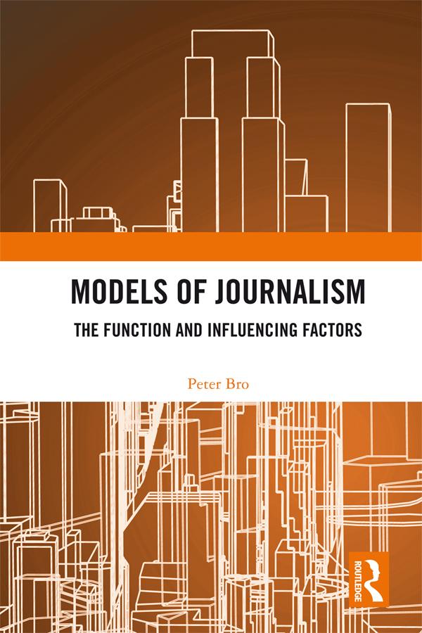 Produktbild: Models of Journalism | Peter Bro