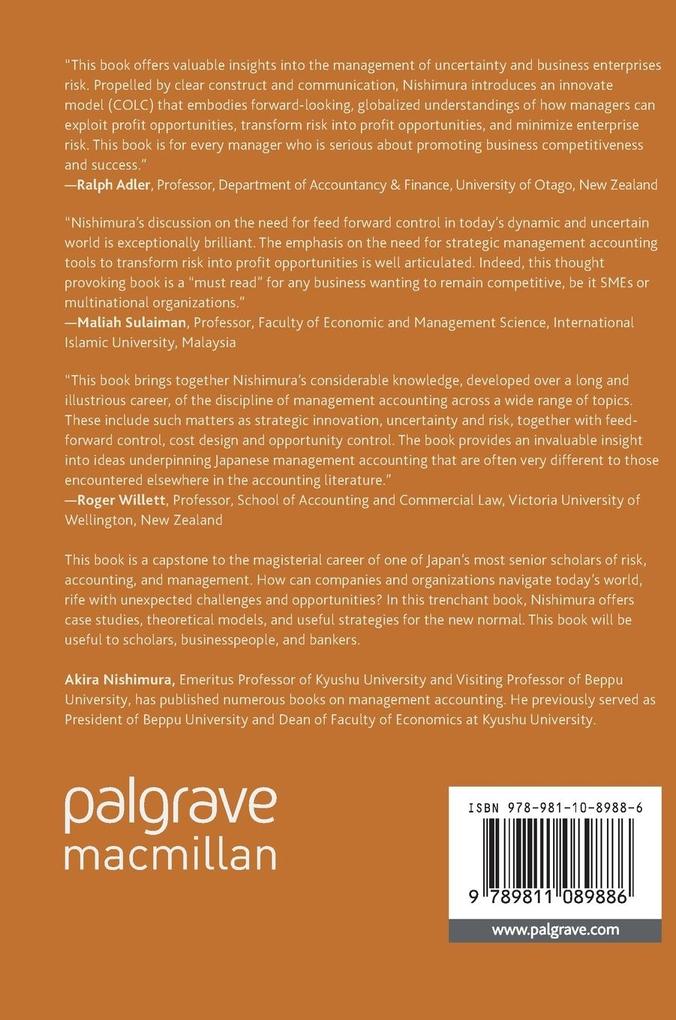 Weitere Ansicht: Management, Uncertainty, and Accounting | Akira Nishimura