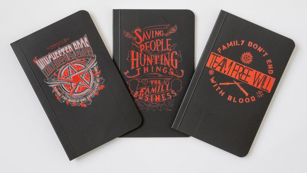 Produktbild: Supernatural Pocket Notebook Collection (Set of 3) | Insight Editions