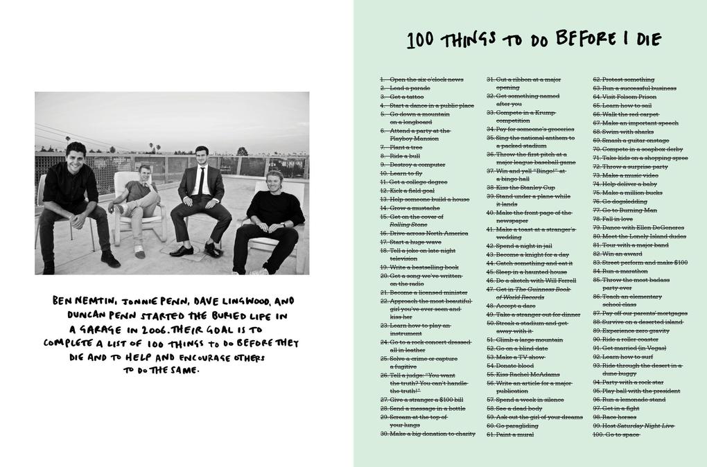 Weitere Ansicht: What Do You Want to Do Before You Die? | Ben Nemtin, The Buried Life, Dave Lingwood, Duncan Penn, Jonnie Penn