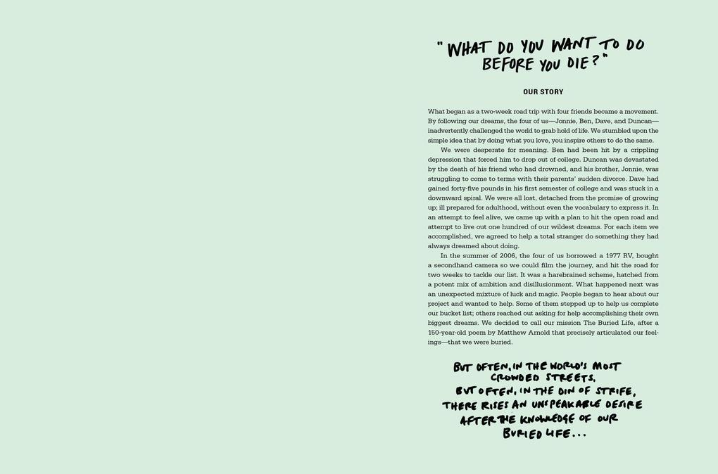 Weitere Ansicht: What Do You Want to Do Before You Die? | Ben Nemtin, The Buried Life, Dave Lingwood, Duncan Penn, Jonnie Penn