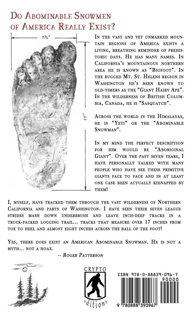 Weitere Ansicht: Do Abominable Snowmen of America Really Exist? | Roger Patterson