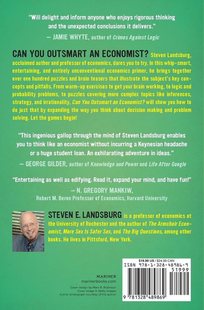 Weitere Ansicht: Can You Outsmart an Economist? | Steven E Landsburg
