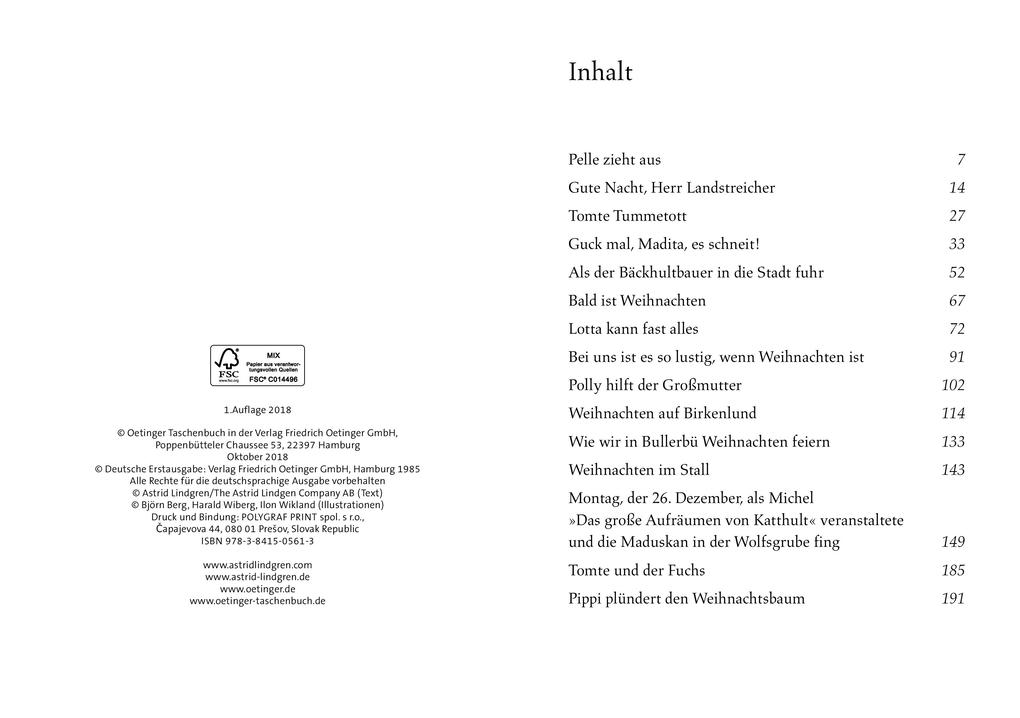 Weitere Ansicht: Pelle zieht aus und andere Weihnachtsgeschichten | Astrid Lindgren