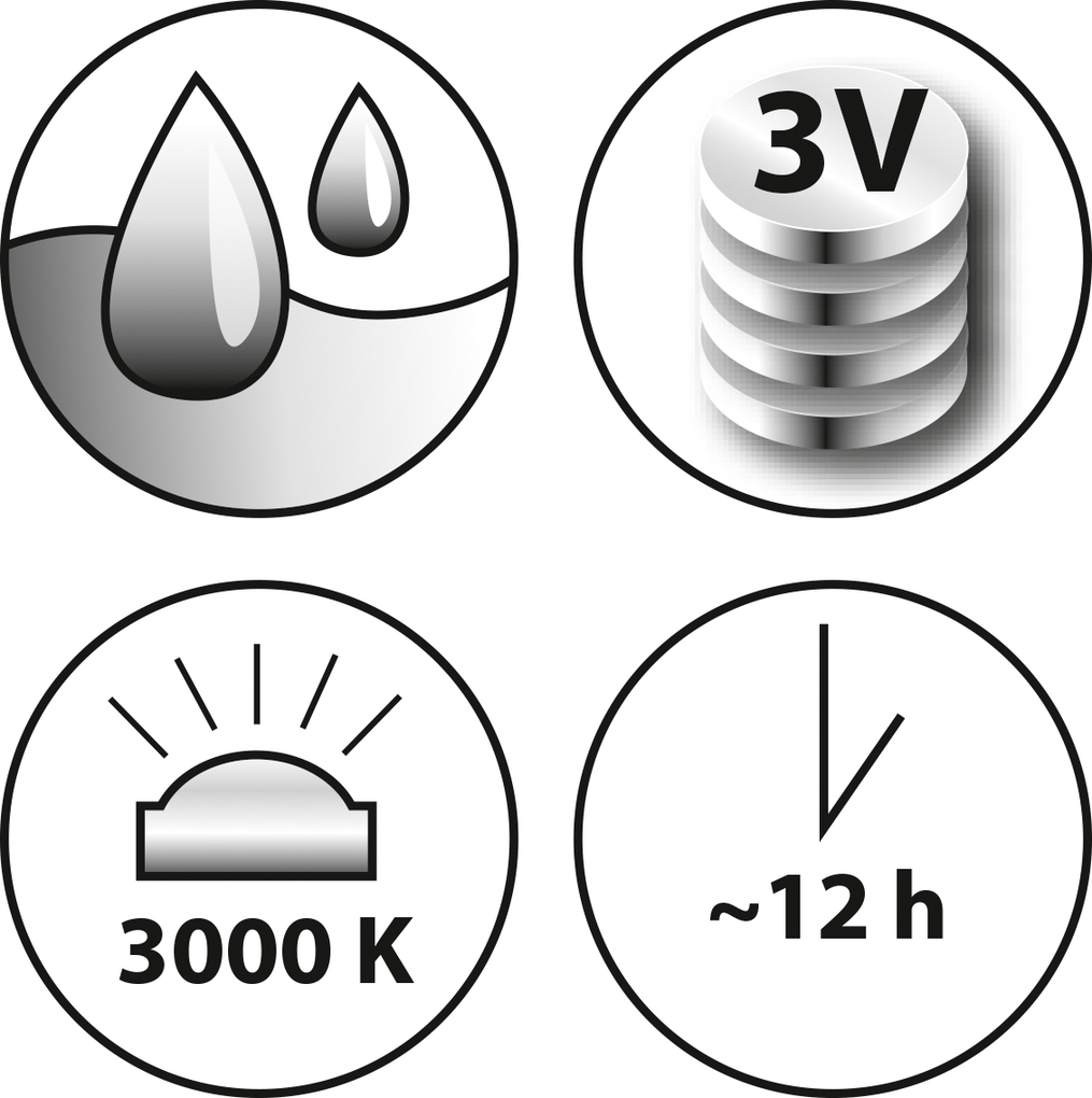 Weitere Ansicht: Folia Deko-Licht LED, 2er Set