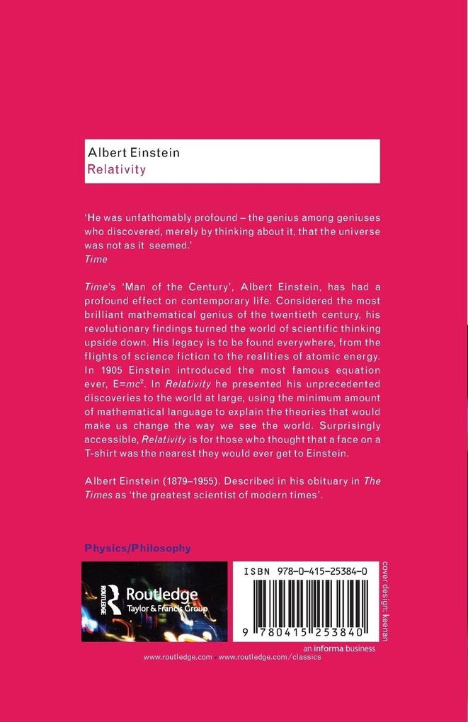 Weitere Ansicht: Relativity | Albert Einstein