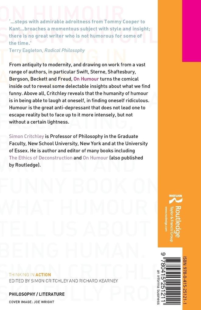 Weitere Ansicht: On Humour | Simon Critchley