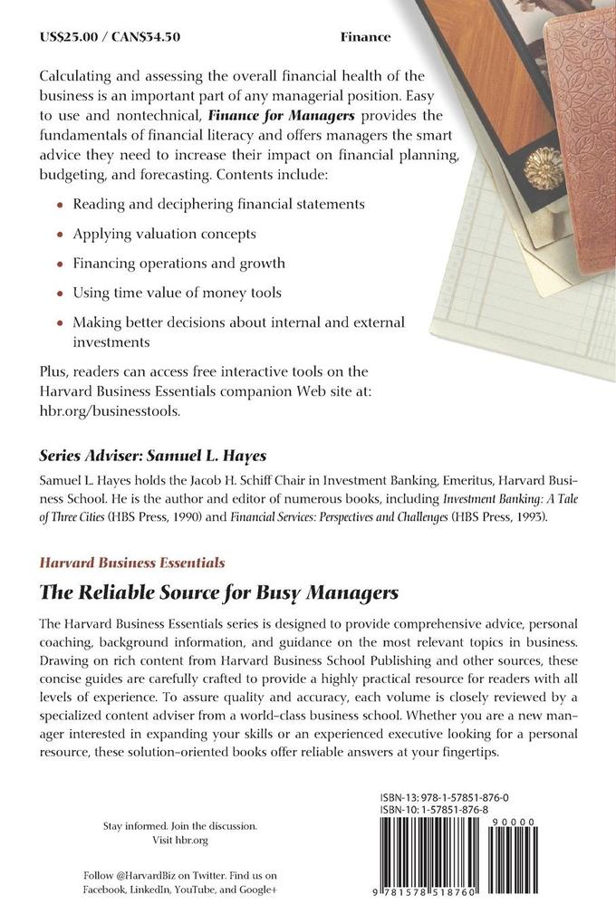 Weitere Ansicht: Finance for Managers