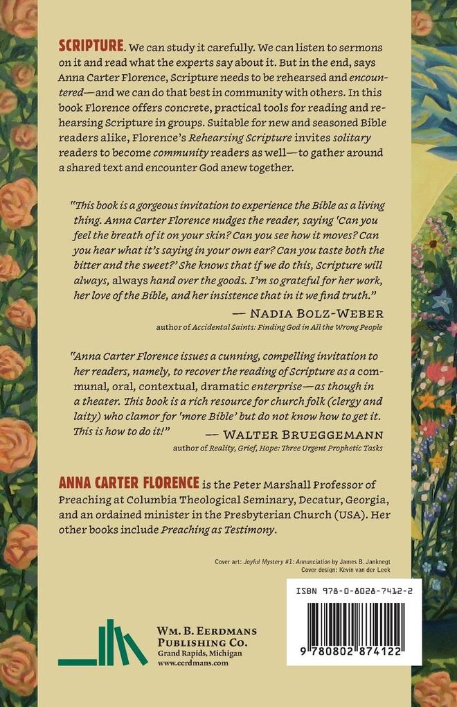 Weitere Ansicht: Rehearsing Scripture | Anna Carter Florence