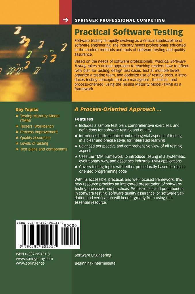 Weitere Ansicht: Practical Software Testing | Ilene Burnstein