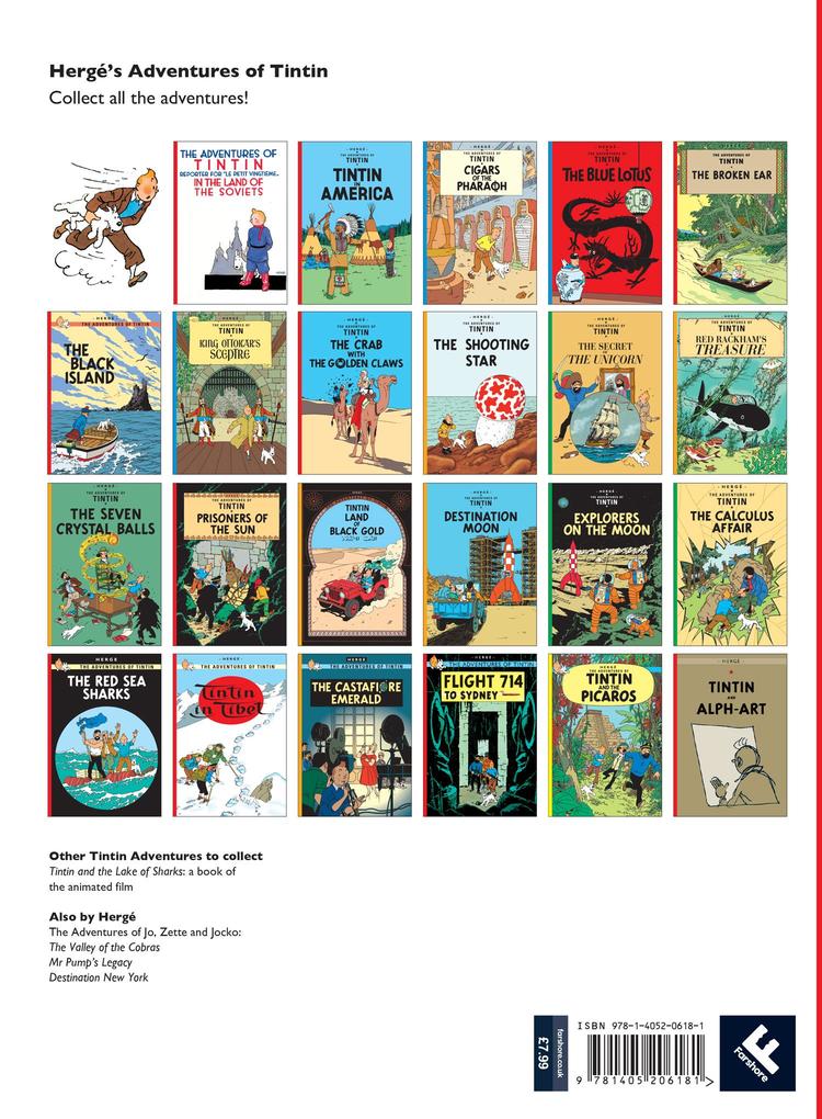 Weitere Ansicht: The Adventures of Tintin. The Black Island | Hergé