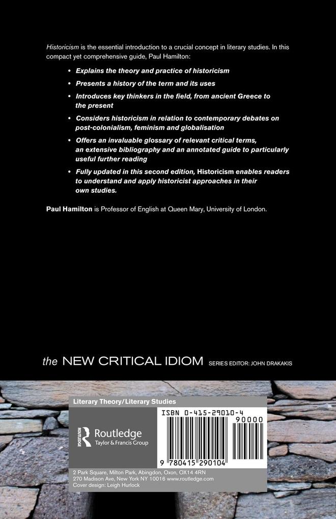 Weitere Ansicht: Historicism | Paul Hamilton