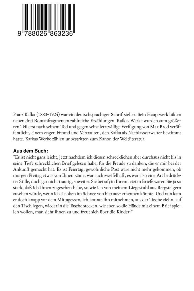 Weitere Ansicht: Briefe an Milena | Franz Kafka