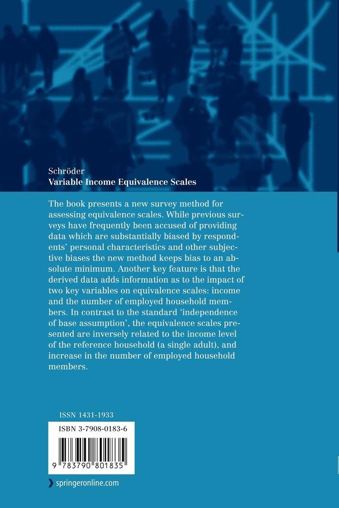 Weitere Ansicht: Variable Income Equivalence Scales | Carsten Schröder