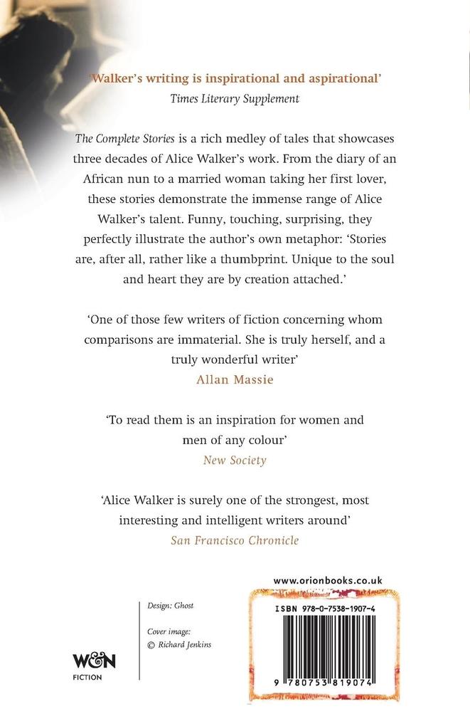 Weitere Ansicht: The Complete Stories | Alice Walker