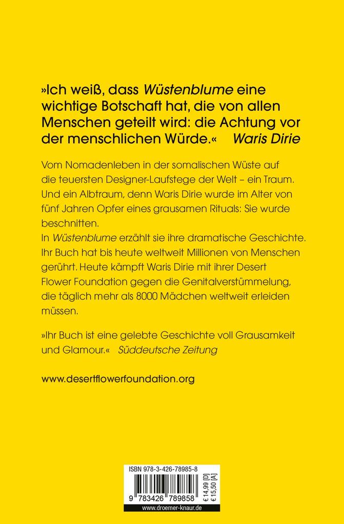 Weitere Ansicht: Wüstenblume | Waris Dirie