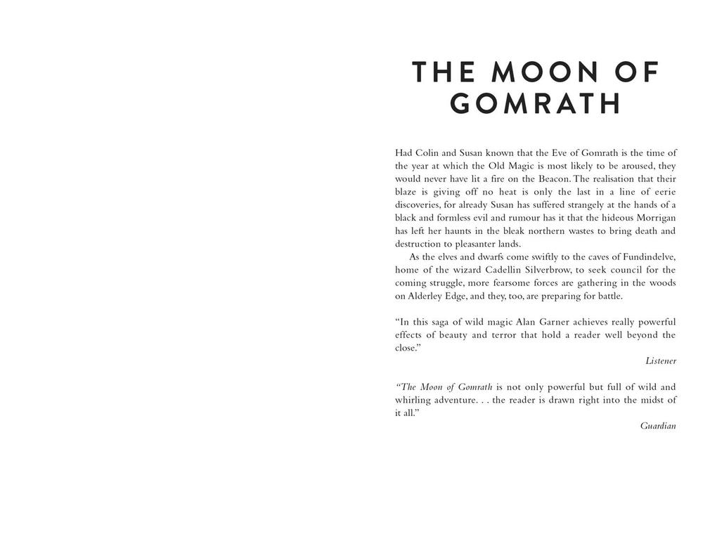 Weitere Ansicht: The Moon of Gomrath | Alan Garner