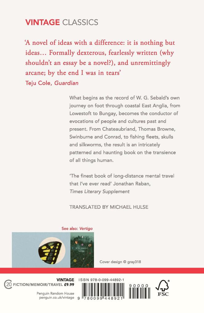 Weitere Ansicht: The Rings of Saturn | W. G. Sebald