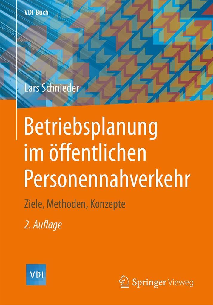 Produktbild: Betriebsplanung im öffentlichen Personennahverkehr | Lars Schnieder