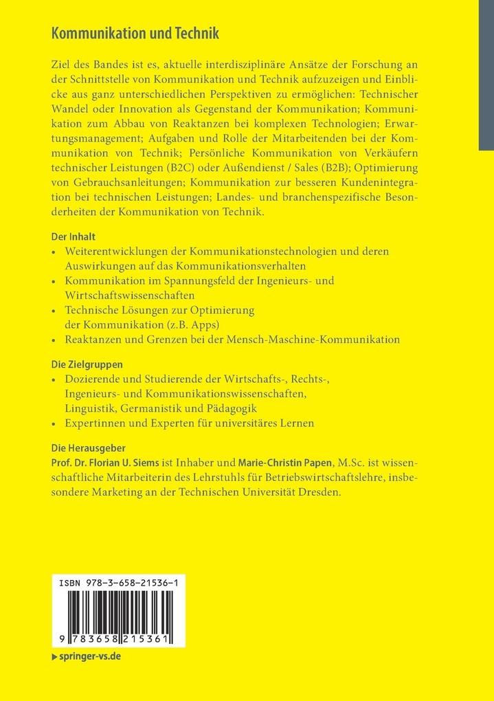 Weitere Ansicht: Kommunikation und Technik