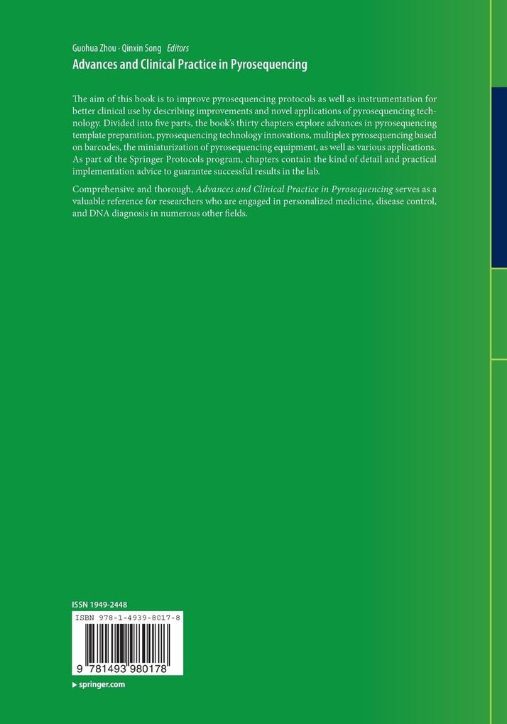 Weitere Ansicht: Advances and Clinical Practice in Pyrosequencing