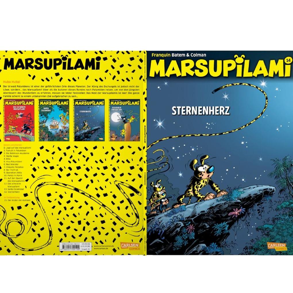 Weitere Ansicht: Marsupilami 14: Sternenherz | André Franquin, Stéphan Colman