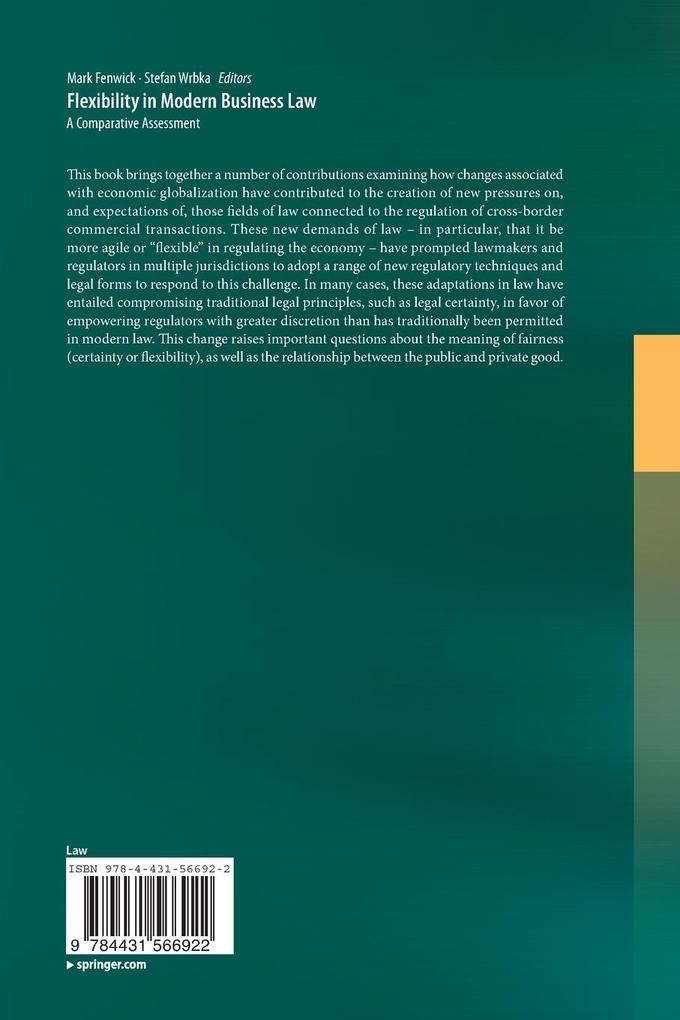 Weitere Ansicht: Flexibility in Modern Business Law