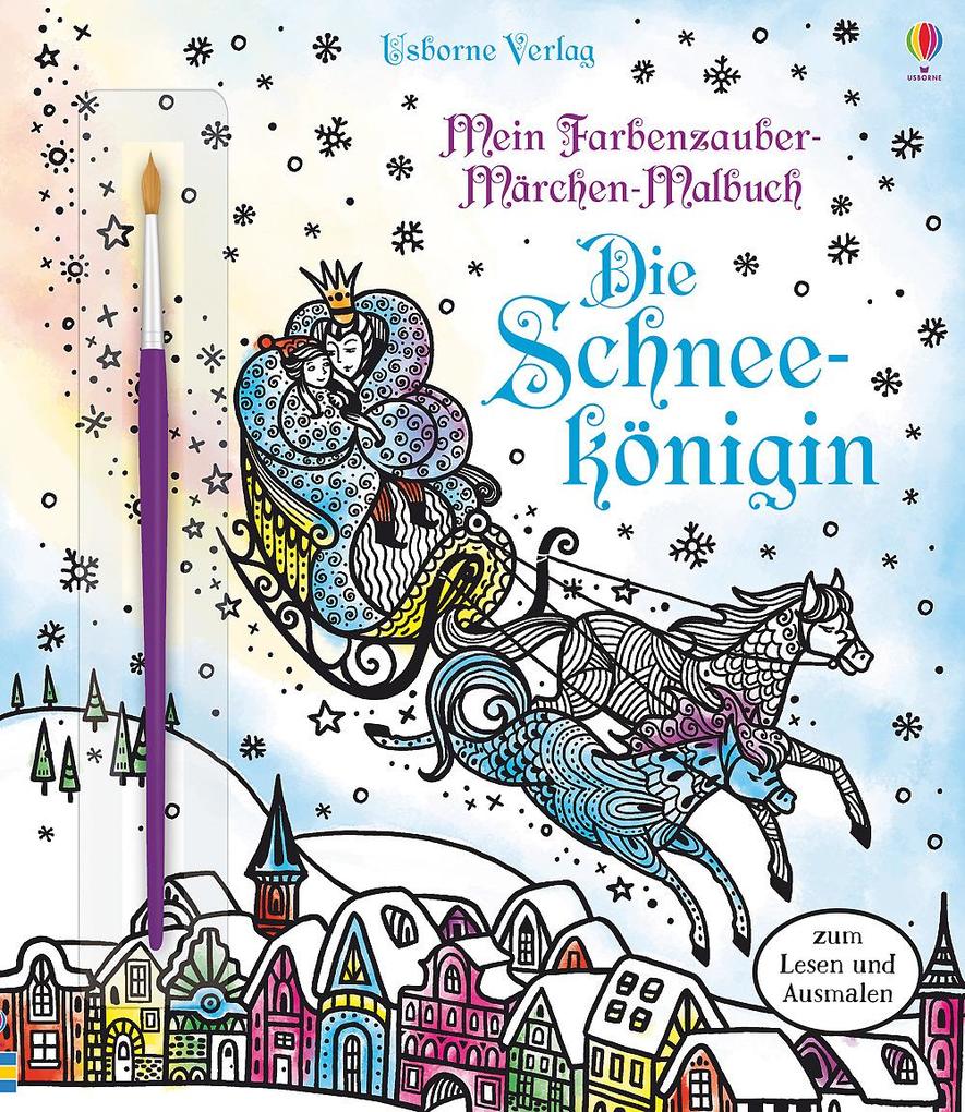 Produktbild: Mein Farbenzauber-Märchen-Malbuch: Die Schneekönigin | Susanna Davidson