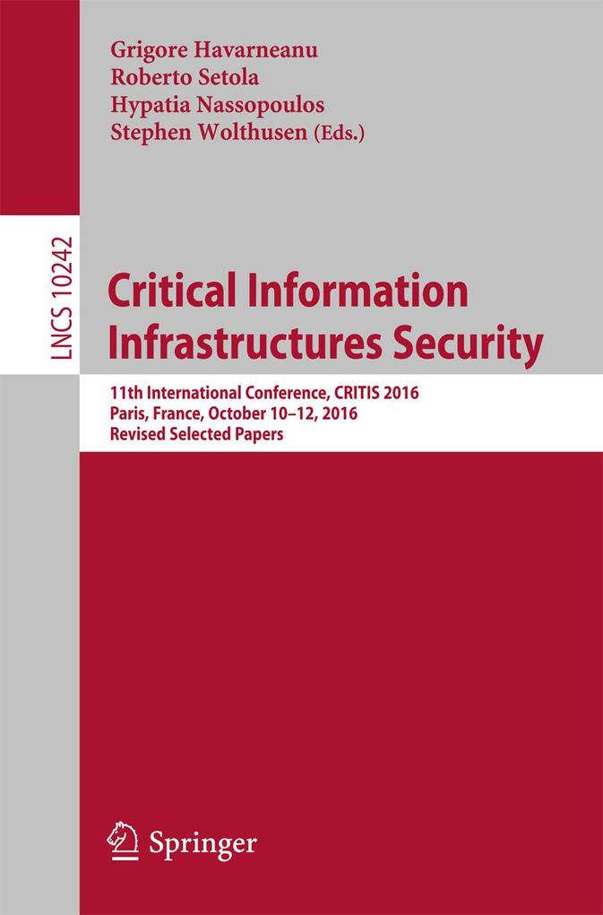 Produktbild: Critical Information Infrastructures Security