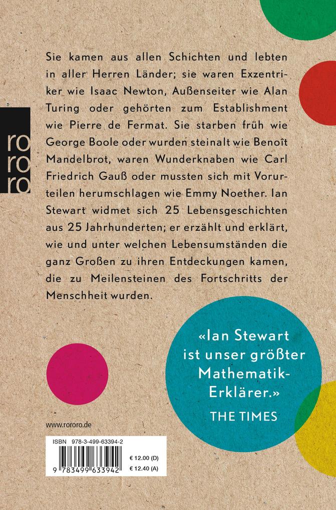 Weitere Ansicht: Größen der Mathematik | Ian Stewart