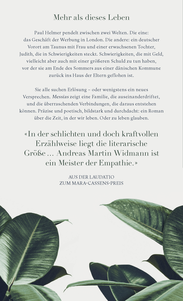 Weitere Ansicht: Messias | Andreas Martin Widmann, Andreas M. Widmann