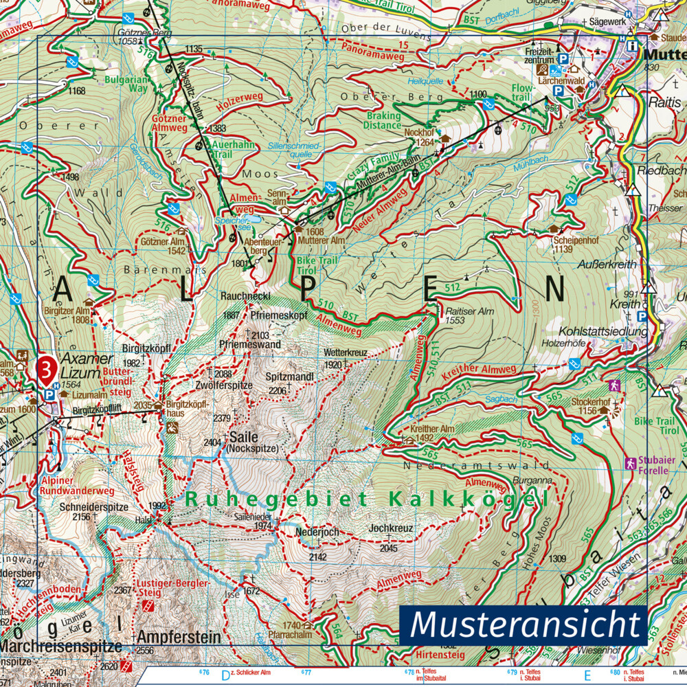 Weitere Ansicht: KOMPASS Wanderkarte Vorarlberg