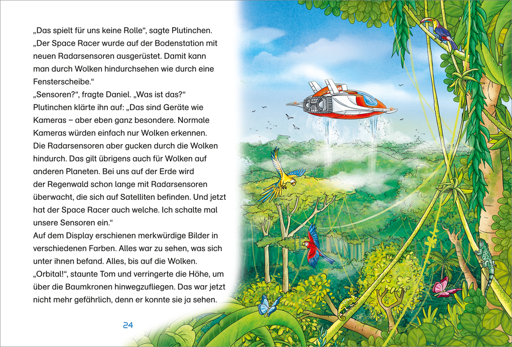 Weitere Ansicht: Der kleine Major Tom, Band 8: Verloren im Regenwald | Bernd Flessner, Peter Schilling