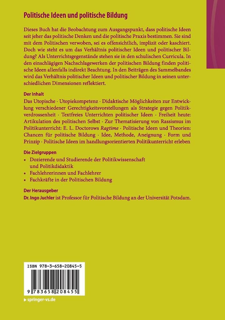 Weitere Ansicht: Politische Ideen und politische Bildung