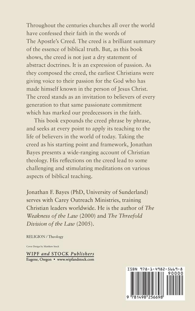 Weitere Ansicht: The Apostles' Creed | Jonathan F. Bayes
