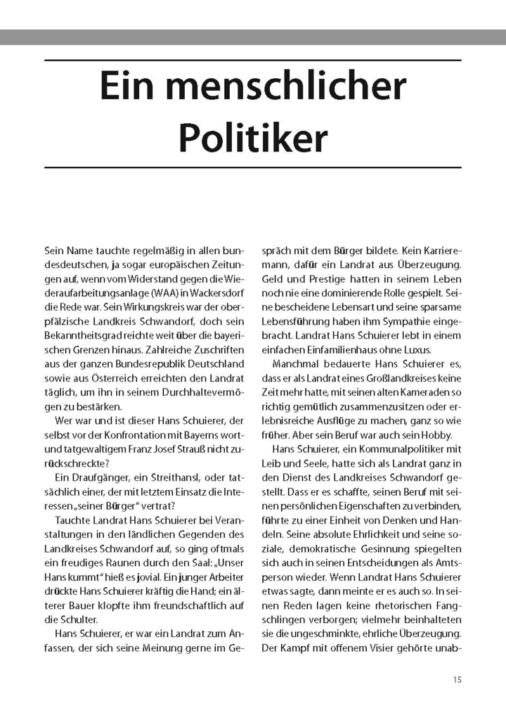 Weitere Ansicht: Hans Schuierer | Oskar Duschinger