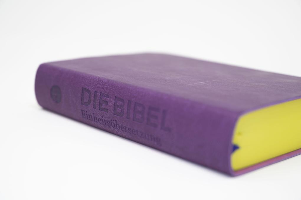 Weitere Ansicht: Die Bibel. Senfkorn, Handschmeichler lila