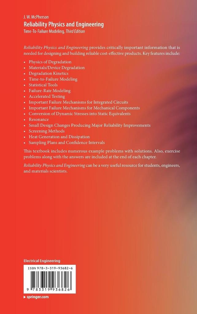 Weitere Ansicht: Reliability Physics and Engineering | J. W. McPherson