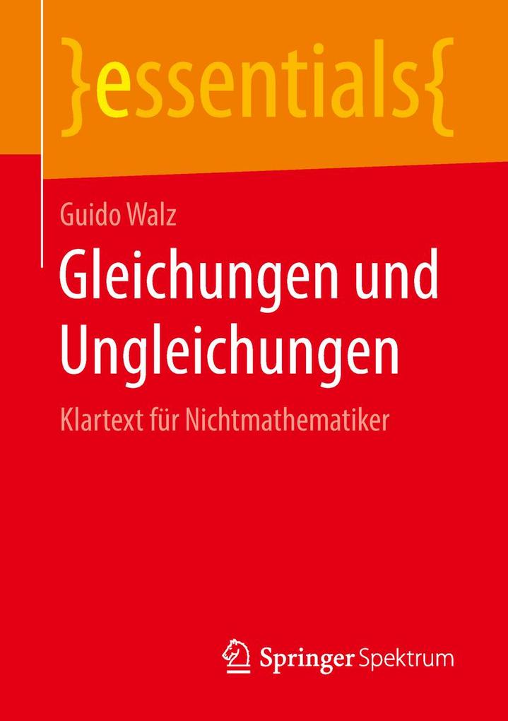 Produktbild: Gleichungen und Ungleichungen | Guido Walz