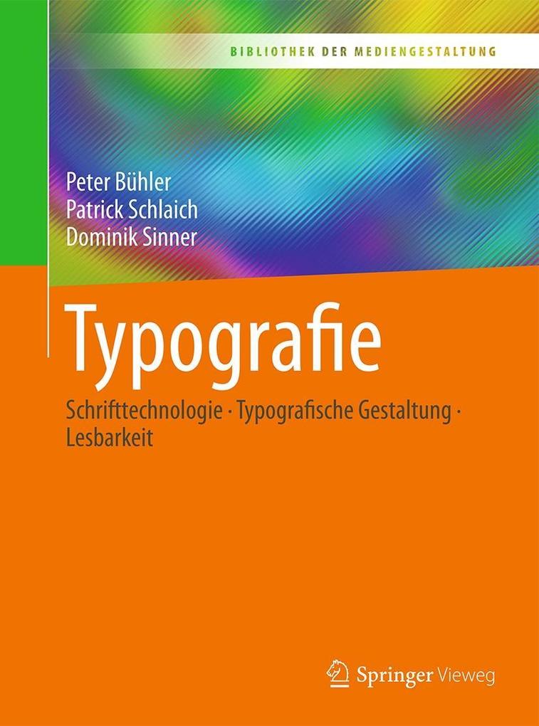 Produktbild: Typografie | Peter Bühler, Patrick Schlaich, Dominik Sinner