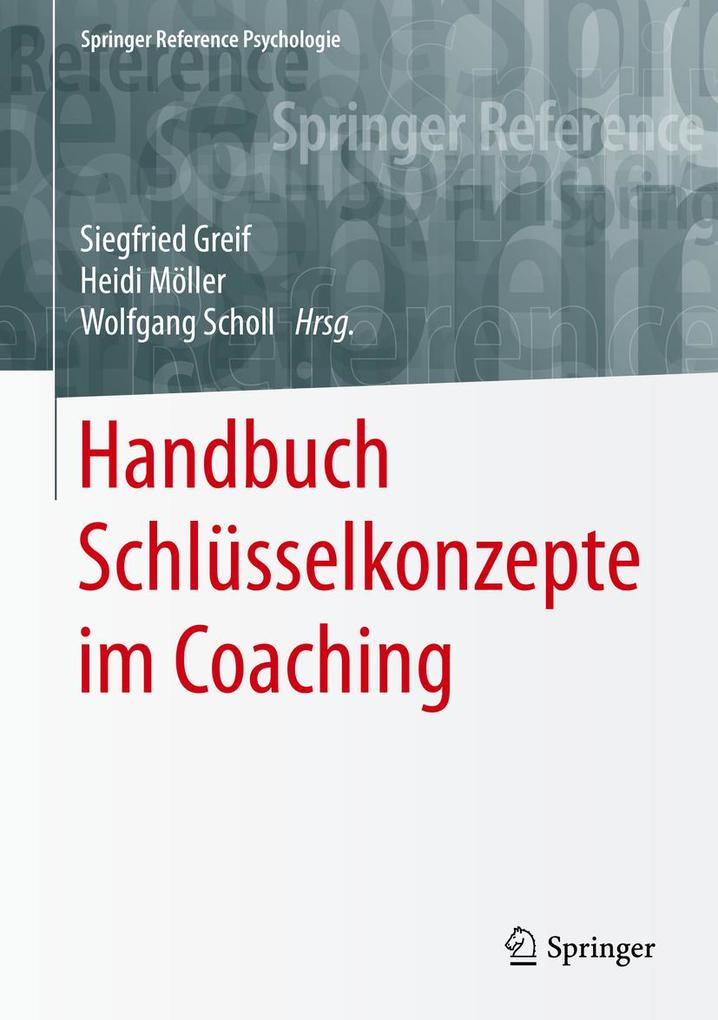 Produktbild: Handbuch Schlüsselkonzepte im Coaching
