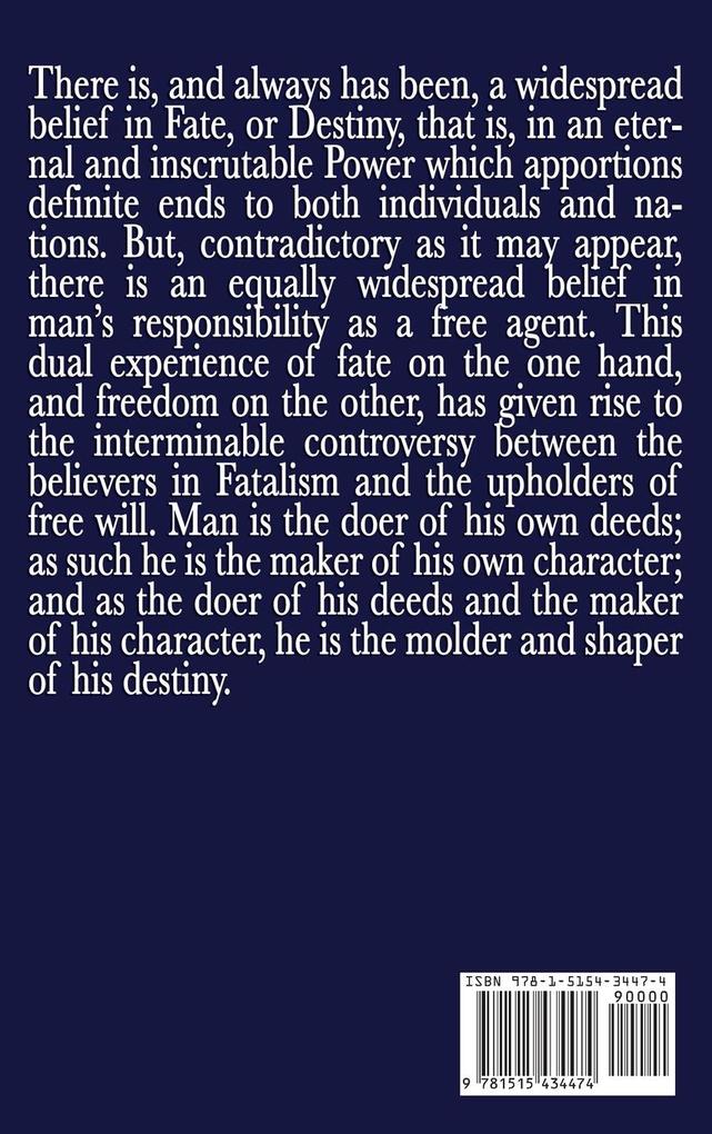 Weitere Ansicht: The Mastery of Destiny | James Allen